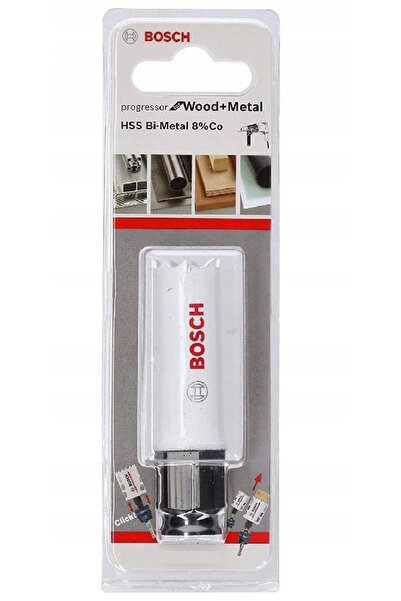 Bosch otwornica progressor metal lemn PCV 19 mm