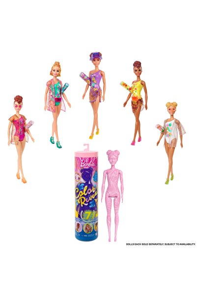 Barbie LALKA SURPRIZĂ COLORATĂ DE VACANȚĂ