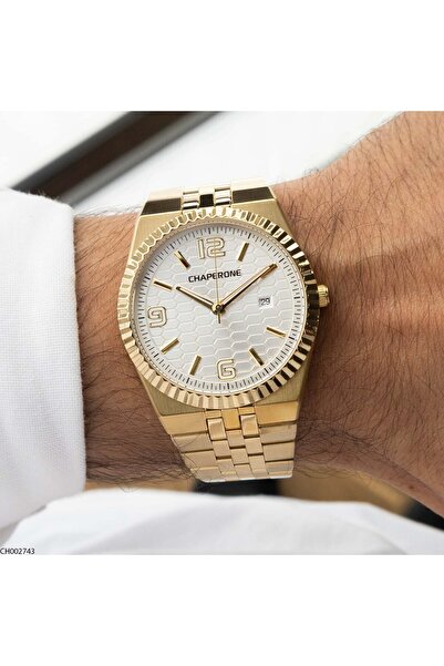 Chaperone Ch002743 Men's Wristwatch with Steel Strap