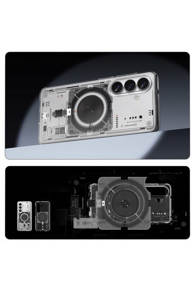 Spigen Husă pentru Galaxy S26 Plus pentru MagSafe, hibridă ușoară + sticlă