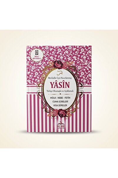 Sure Yayınları 10 Adet - Çanta Boy Yasin-i Şerif -Pembe - 12x16 cm | QR Kodlu...