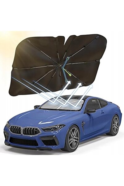 NO BRAND PARASOL PENTRU MAȘINĂ 140X75 CM, PLIABIL, CU PROTECȚIE UV