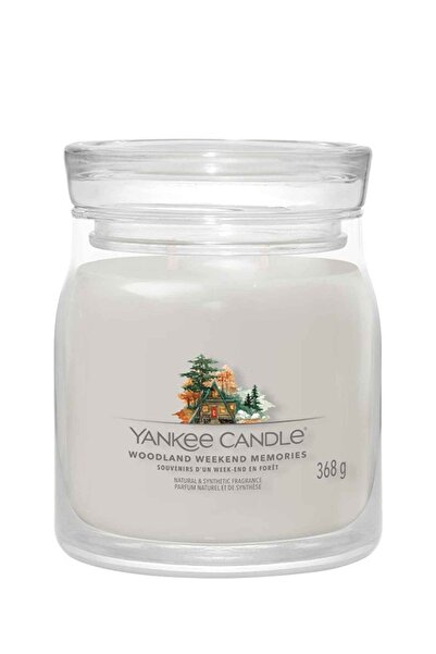 Yankee Candle Αναμνήσεις Δασικού Σαββατοκύριακου Κερί Υπογραφής, Μεσαίο, 368 γρ.
