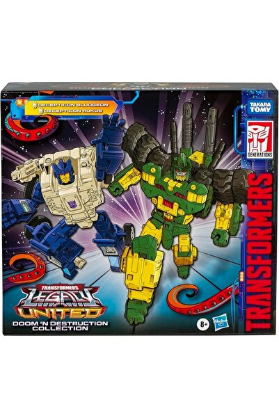 NO BRAND TRANSFORMERS LEGACY UNITED BLUDGEON & RUKUS - SET DE 2 FIGURINE CONV...
