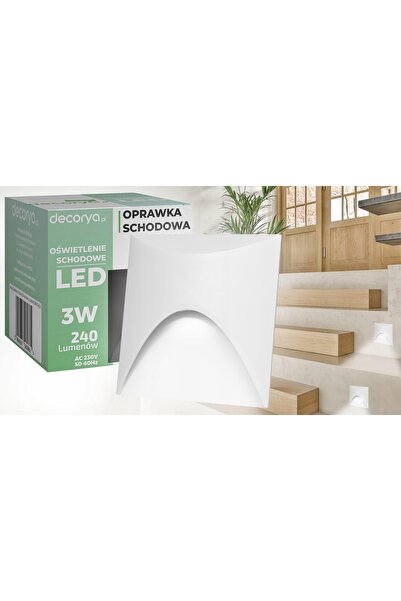 NO BRAND 2x Corpuri de iluminat încastrate din aluminiu pentru scară, cu senz...
