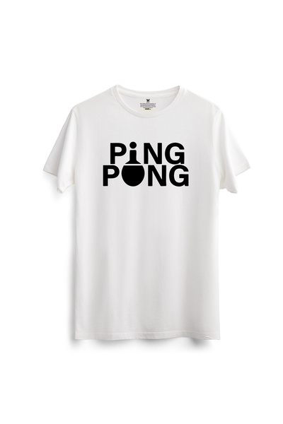 hakuof Cotton Table Tennis Printed T-Shirt Table Tennis Training