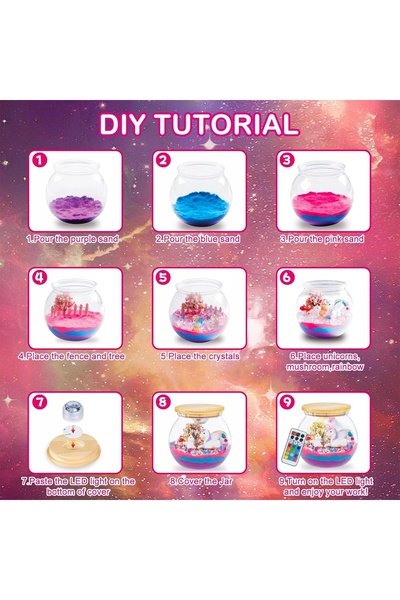 NO BRAND Cadou pentru fetițe unicorn, jucărie DIY, cadou de ziua de naștere, ...