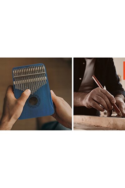 NO BRAND Kalimba MUSICMATE MM-C10-BL Peacemelody Albastru