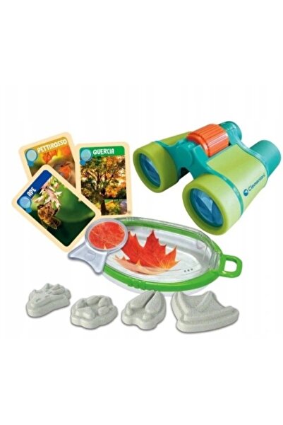 CLEMENTONI Set științific pentru explorarea naturii, cu binoclu și accesorii, 5+