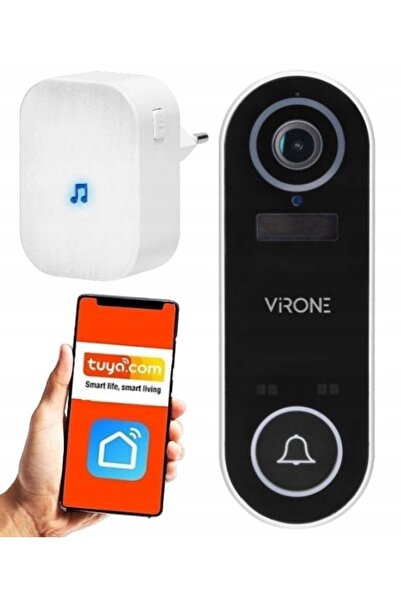 Orno LAYO Sonerie video wireless CAMERĂ IP65 WIFI Aplicație TUYA