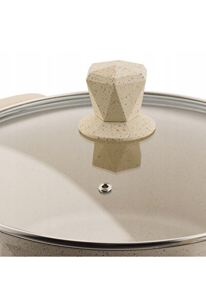 Konighoffer GARNEK INDUKCIA Marmură Capac Gaz Solid Corte 6 l 28cm