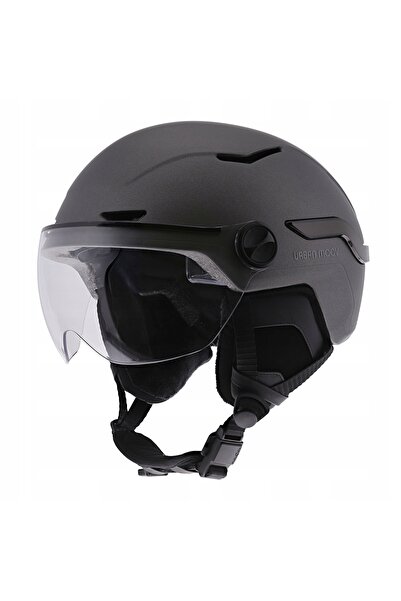 NO BRAND Cască + Lumină LED semnalizare Stop pentru Scuter Bicicletă L 59-61