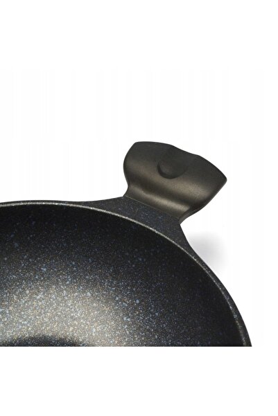 Konighoffer Tigaie Wok adâncă cu capac, pentru inducție și gaz, cu strat anti...
