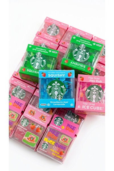 OEM Set Colecționabil NeeDoh x Starbucks – Jucărie Antistres Premium, Model S...