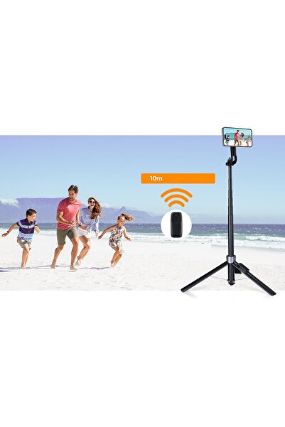 K&F CONCEPT Trepied SELFIE Stick de 180 cm cu magnet MagSafe pentru telefon s...