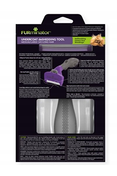 NO BRAND Perie FURMINATOR FUR151357 Negru/violet