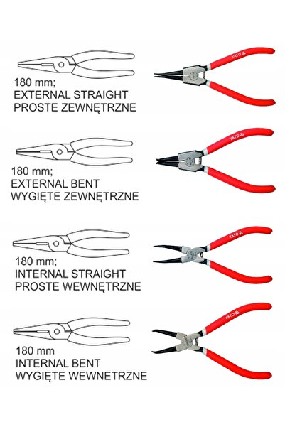 yato SEGERA 4 ELEMENTE SET MÂNERĂ INTEGRALĂ PENTRU SERTAR DE DULAP YT-55443