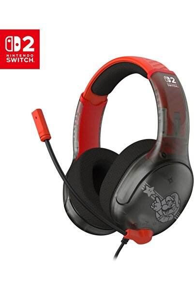 Turtle Beach Airlite Fit Nintendo Switch 2 Wired Gaming Headset (Mario Star)
