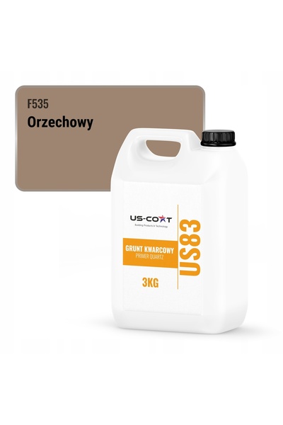 NO BRAND Cuarț Grunt pentru vopsit cu silicon, culoare NUT F535, 3KG, Producător