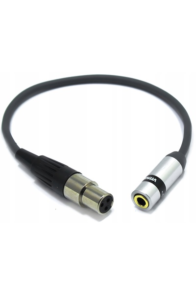 NO BRAND ADAPTOR XLR 3 PINI MINI FEMEIE - JACK MINI 3.5 VITALCO MICROFON