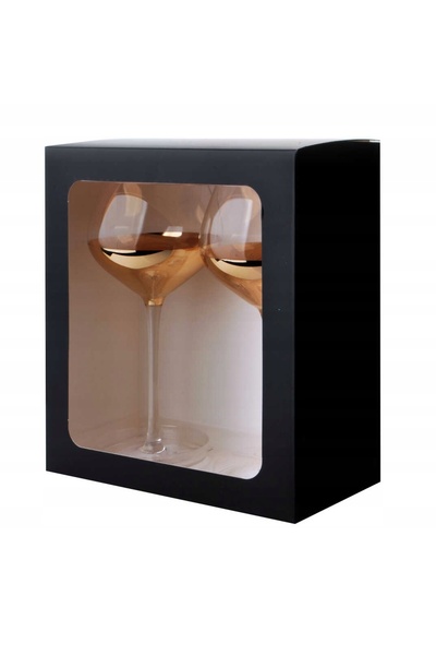 MONDEX Pahare de apă Mirella Gold incolore 630ml 2 bucăți