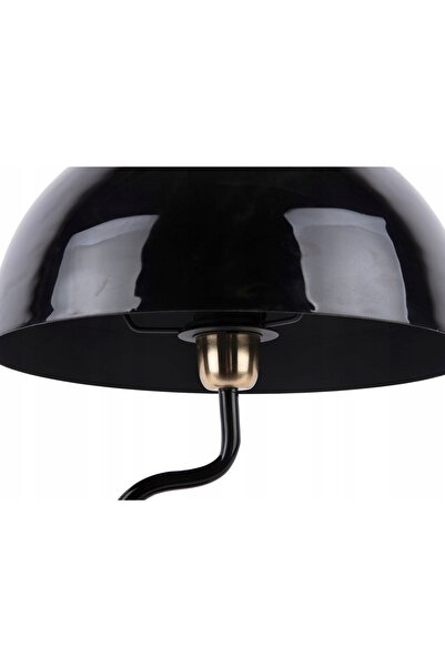 Leitmotiv Lampă de masă Lampă de veghe Ciupercă Neagră h. 54 cm PENTRU SUFRAG...