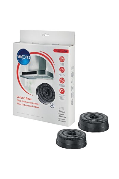 NO BRAND Filtru de carbon tip 58 pentru hotă WHIRLPOOL 2 buc.