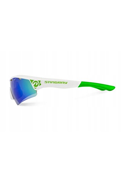 NO BRAND Accent Stingray Ochelari de ciclism Alb - Verde