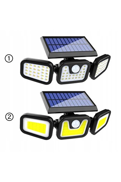NO BRAND Lampă solară cu senzor de mișcare și senzor de crepuscul, cu LED-uri...