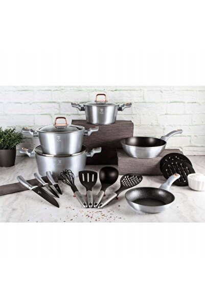 Berlinger Haus SET DE OALE CU 17 PIESE MOONLIGHT METALLIC LINE BH-7044