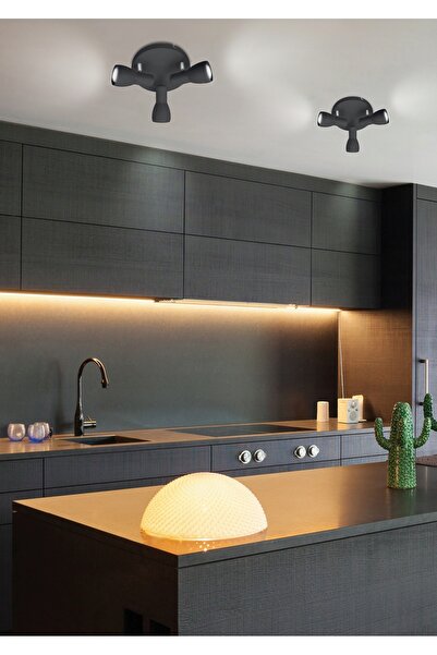 NO BRAND Spot de tavan rotund Candellux Lighting negru