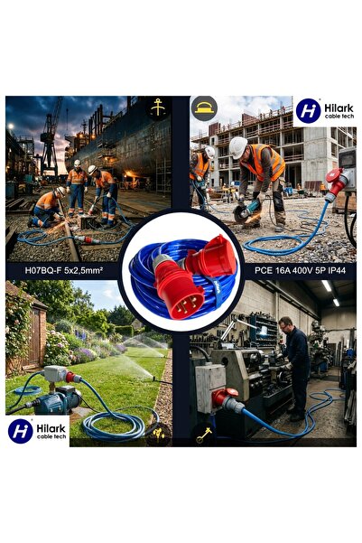 NO BRAND Prelungitor de curent pentru grădină, albastru, PUR H07BQ-F, 5x2,5, ...