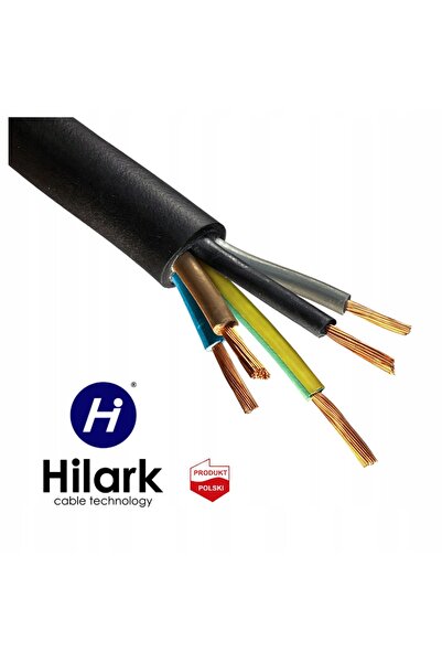 NO BRAND Cablu H05VV-F 5x4 POLWINIT OWY prelungitor LINKA cl 5 negru 50m