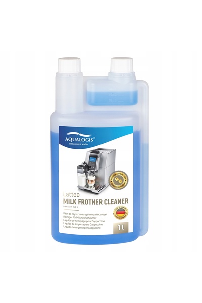 Aqualogis Kit de curățare pentru aparat de cafea - Lichid Latteo 1L, Verde 1L...