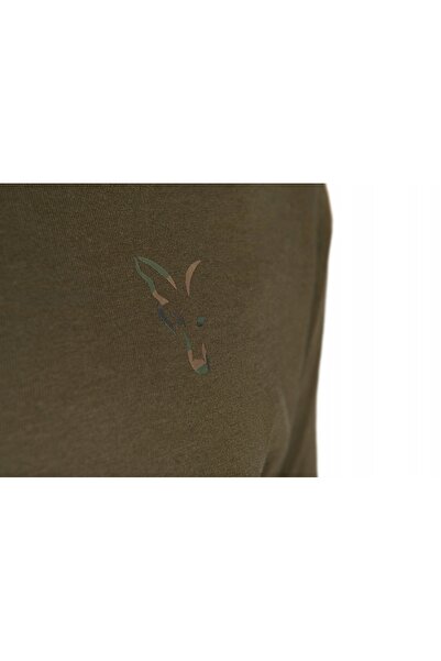 Fox Tricou cu imprimeu mare, kaki, mărimea 3XL
