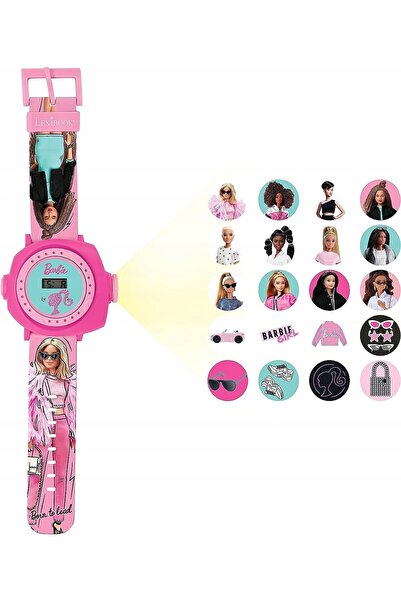 LEXIBOOK Ceas de mână Barbie cu proiector pentru copii