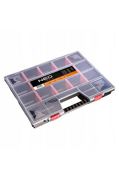 NEO Tools Organizator de scule cu separatoare reglabile, recipient portabil