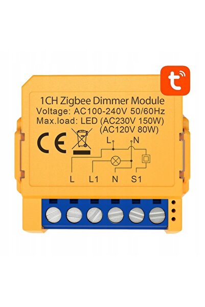 NO BRAND AVATTO SWITCH ZDMS16-2 PENTRU TUYA ZIGBEE CONTROL REMOT FĂRĂ FĂRĂFIR