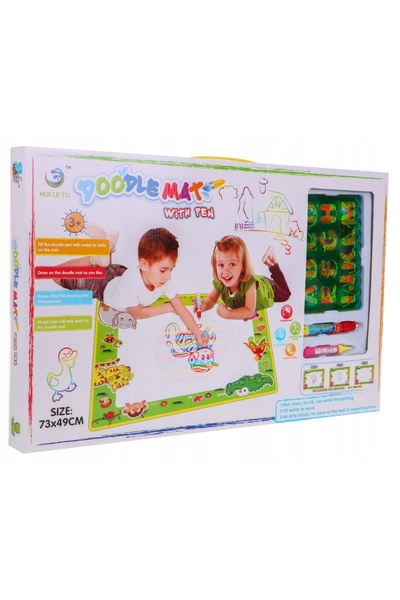 Ramiz Pictură cu apă pentru copii 3+ jucărie creativă + 2 pixuri + 4 șabloane
