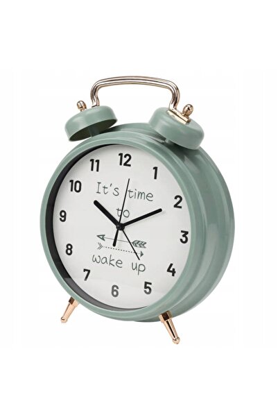 Home Styling Collection Ceas deșteptător pentru copii, verde mentă, stil clas...