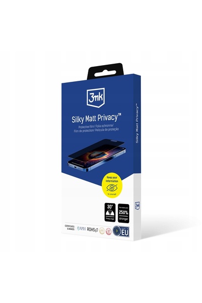 3MK Folie de confidențialitate mată mătăsoasă pentru Infinix Note 50 Note 50 Pro