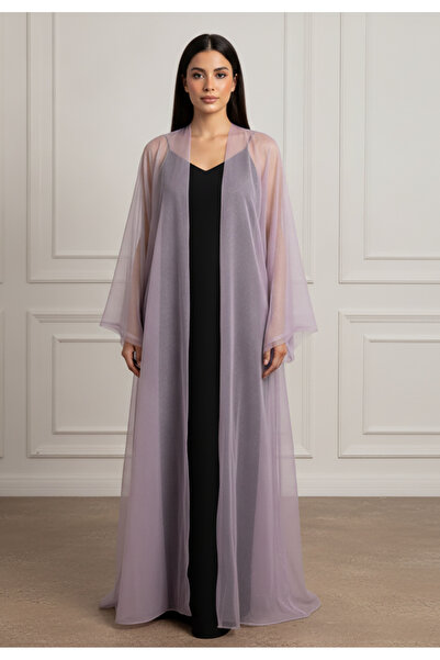 Nukhbaa Shimmer Organza Abaya | Organza Fabric