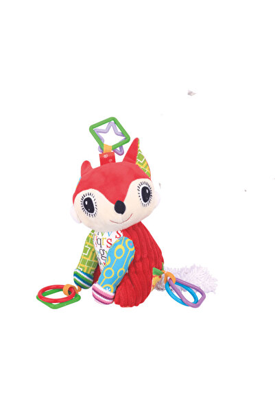 PlayFun Joc Bebe Plus Vulpe, vulpita moale creata special bebelusi design - J...