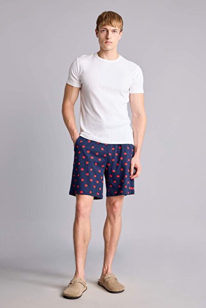 DeFacto New Regular Fit Pajama Shorts H7508Ax26Au