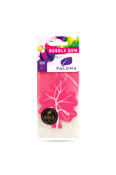 PALOMA Odorizant auto Gold Bubble Gum, parfum auto cu aromă de gumă de mestec...