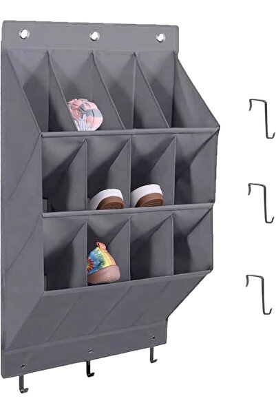 Generic Brand Organizator pantofi suspendat 12 buzunare+6 cârlige, Oxford 600...