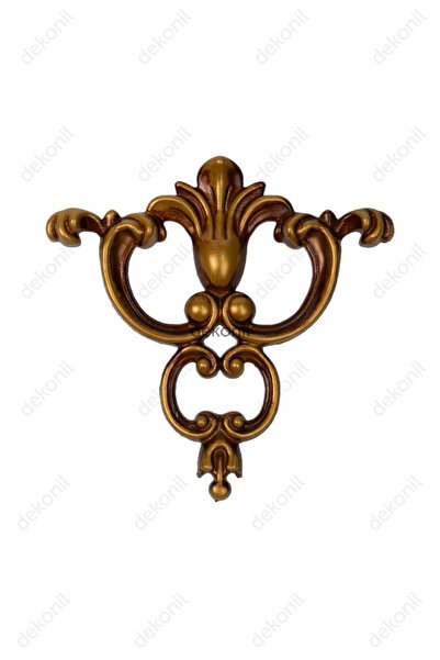 Dekonil Eskitme - Kahverengi Dekoratif Duvar Çıta Motifi 15*16cm - 2'li