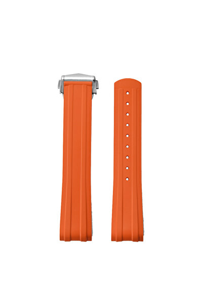 Choice5 20mm Orange With Buckle New Original Design For 20mm Seamaster 300 FK...