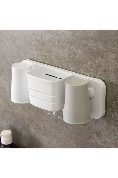 idei Multifunctional toothbrush holder with suction cup, dimensions 30x10.5 c...