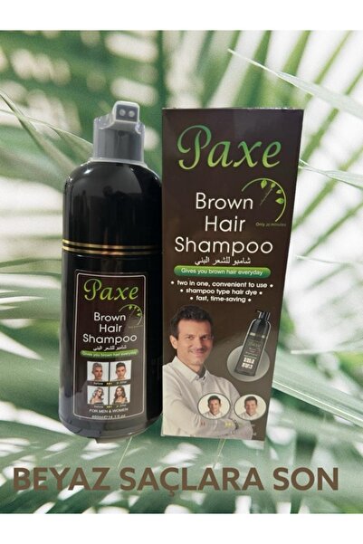 Paxe Brown Color White Hair Concealer Shampoo - 400ML 2 pcs